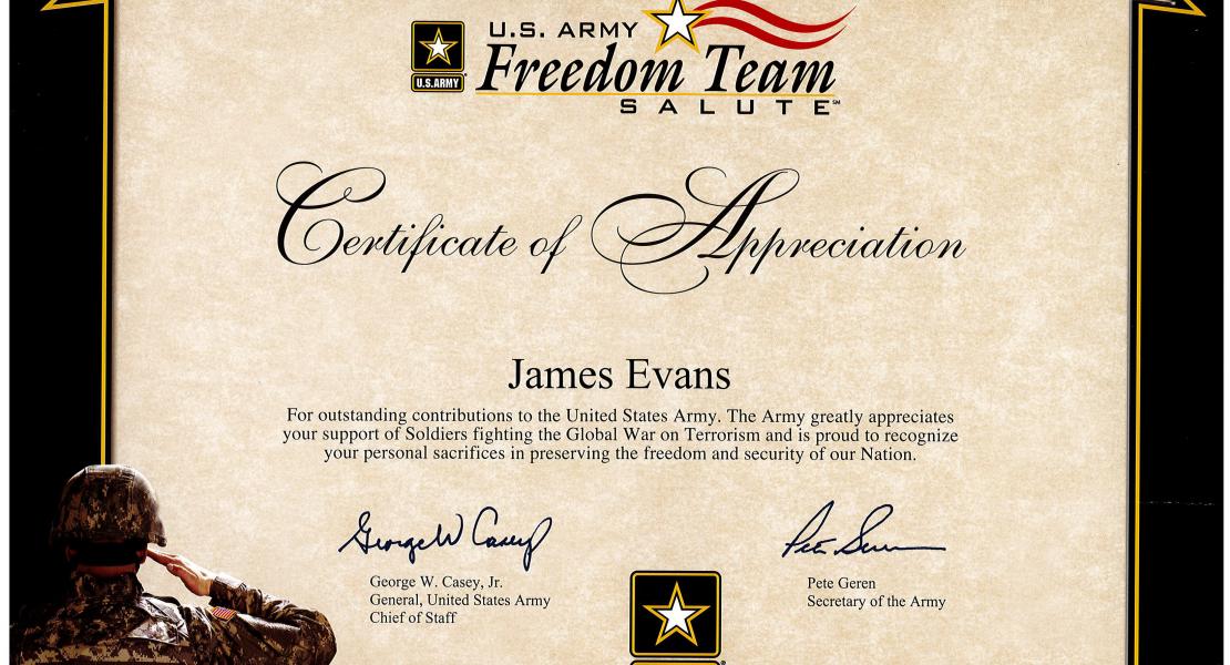 US Army Commendation #2